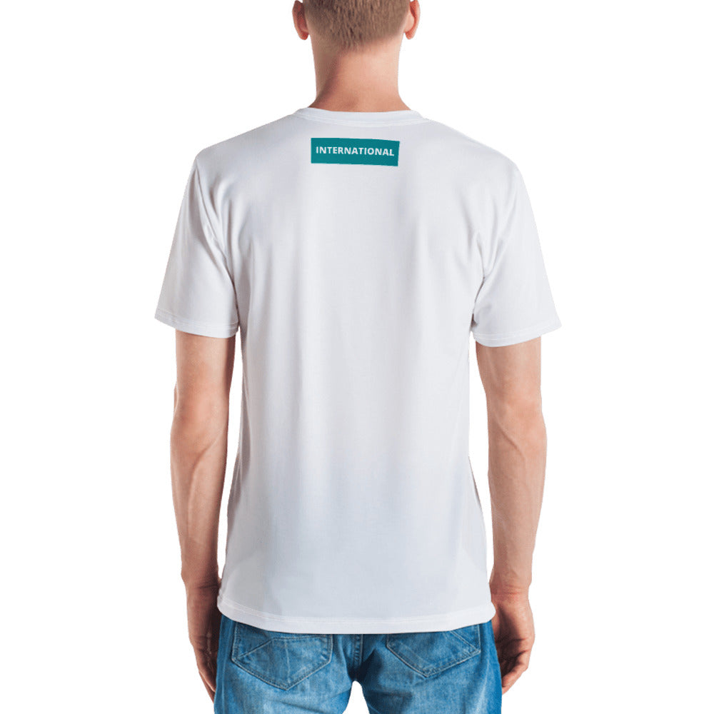 Aqua Strip Men's T-shirt