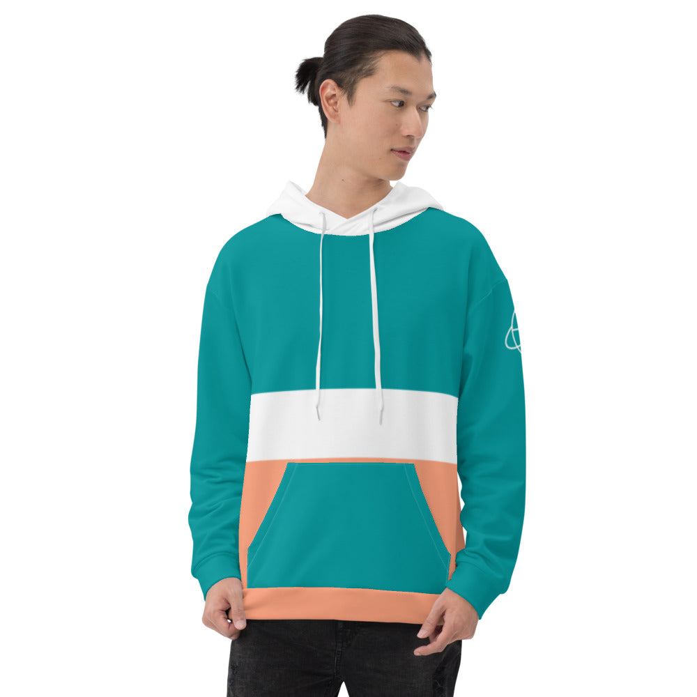 Aqua Cantaloupe Unisex Hoodie