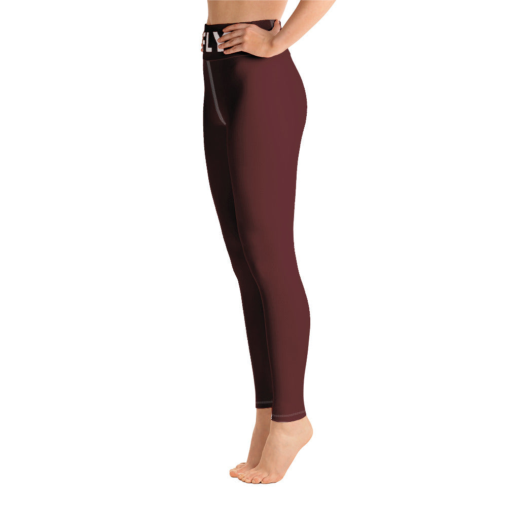 Maroon Yoga Leggings