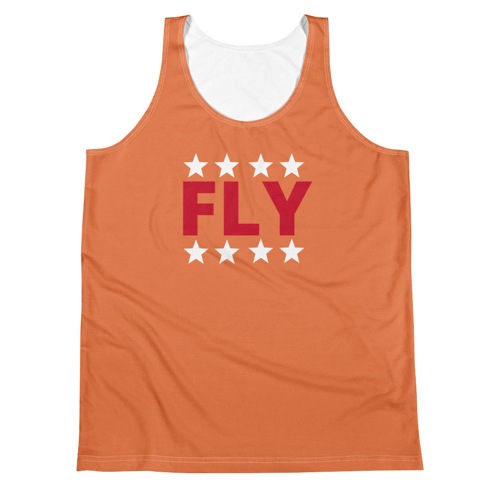 Celosia Orange Unisex Tank Top