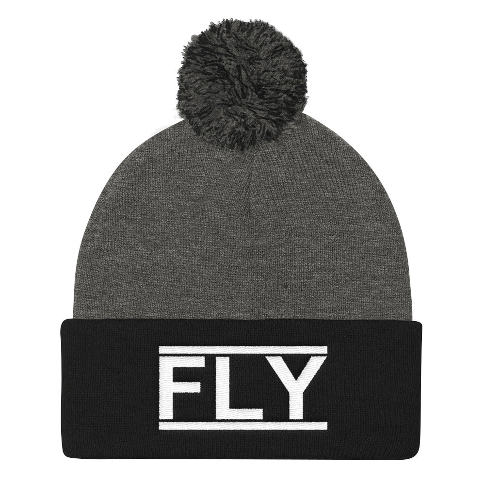 Fly International Pom Pom Knit Cap