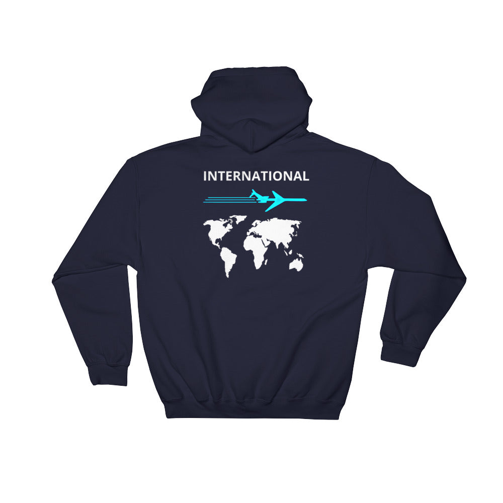Blue Jet Hooded Sweatshirt