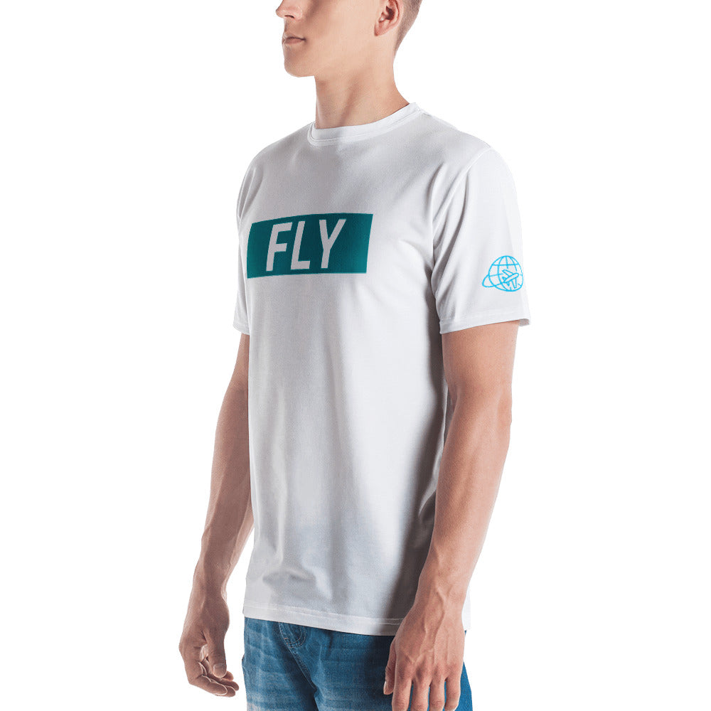 Aqua Strip Men's T-shirt