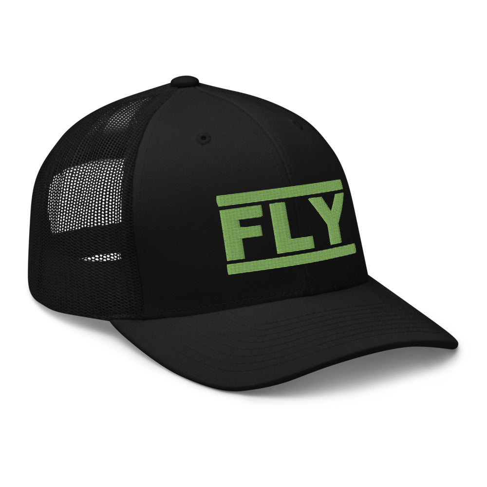 Lime Green Logo Trucker Cap