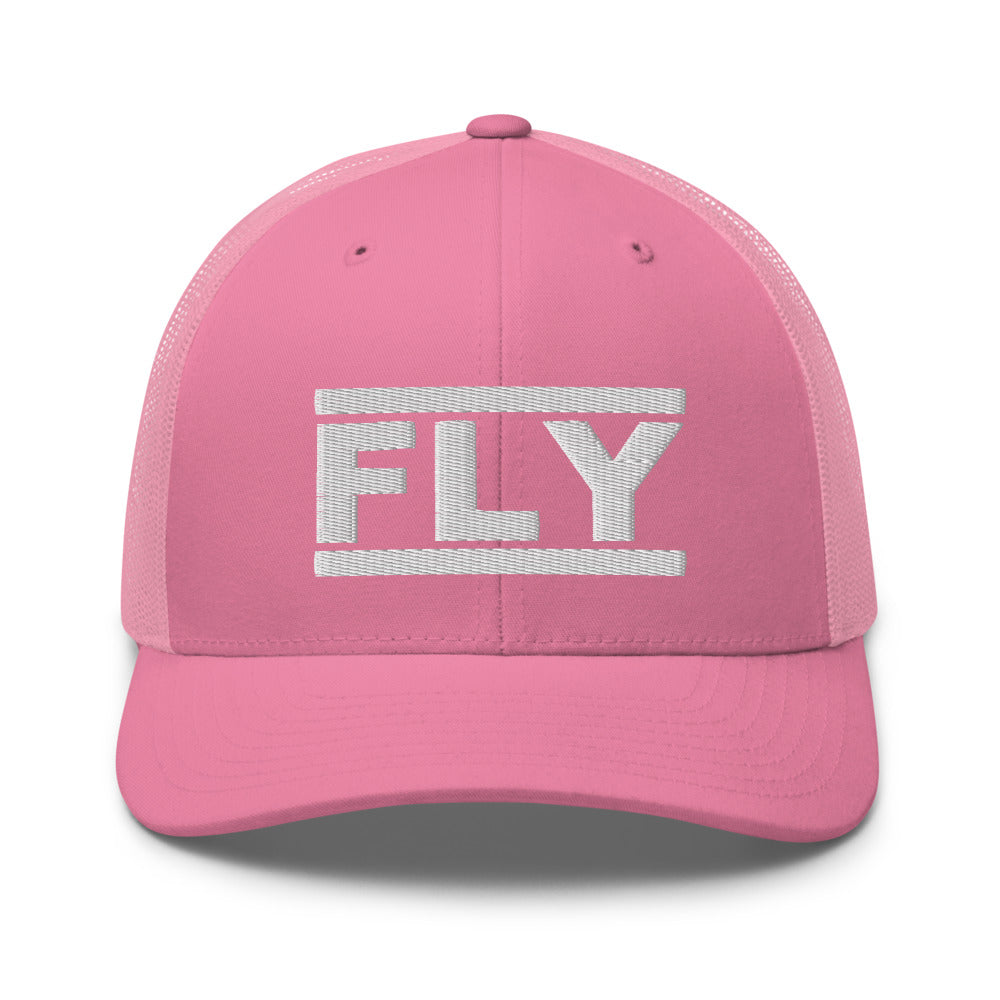 Pink FLY Trucker Cap