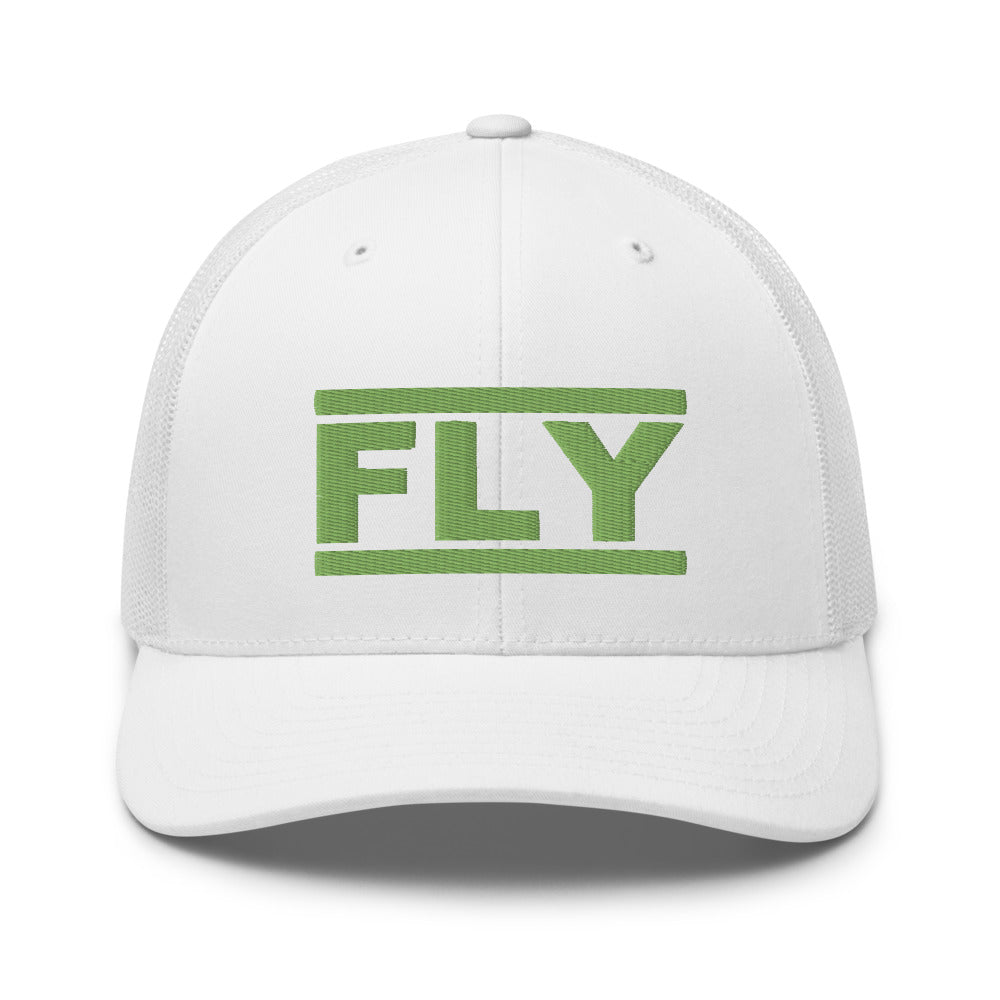 Lime Green Logo Trucker Cap