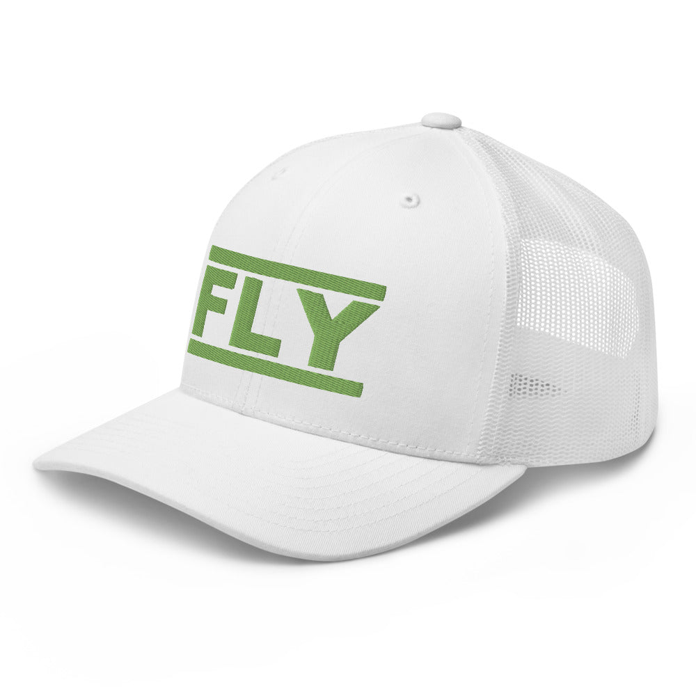 Lime Green Logo Trucker Cap