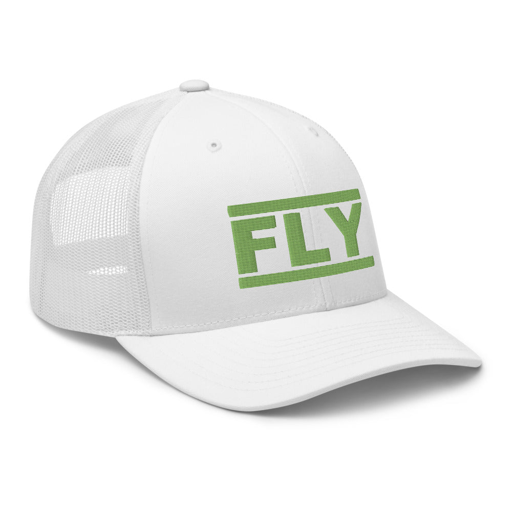 Lime Green Logo Trucker Cap
