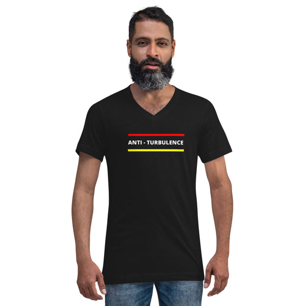 Anti - Turbulence Unisex Short Sleeve V-Neck T-Shirt