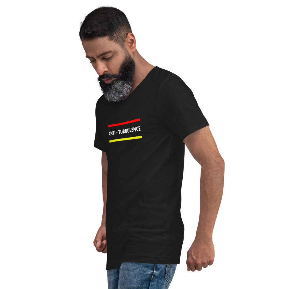Anti - Turbulence Unisex Short Sleeve V-Neck T-Shirt