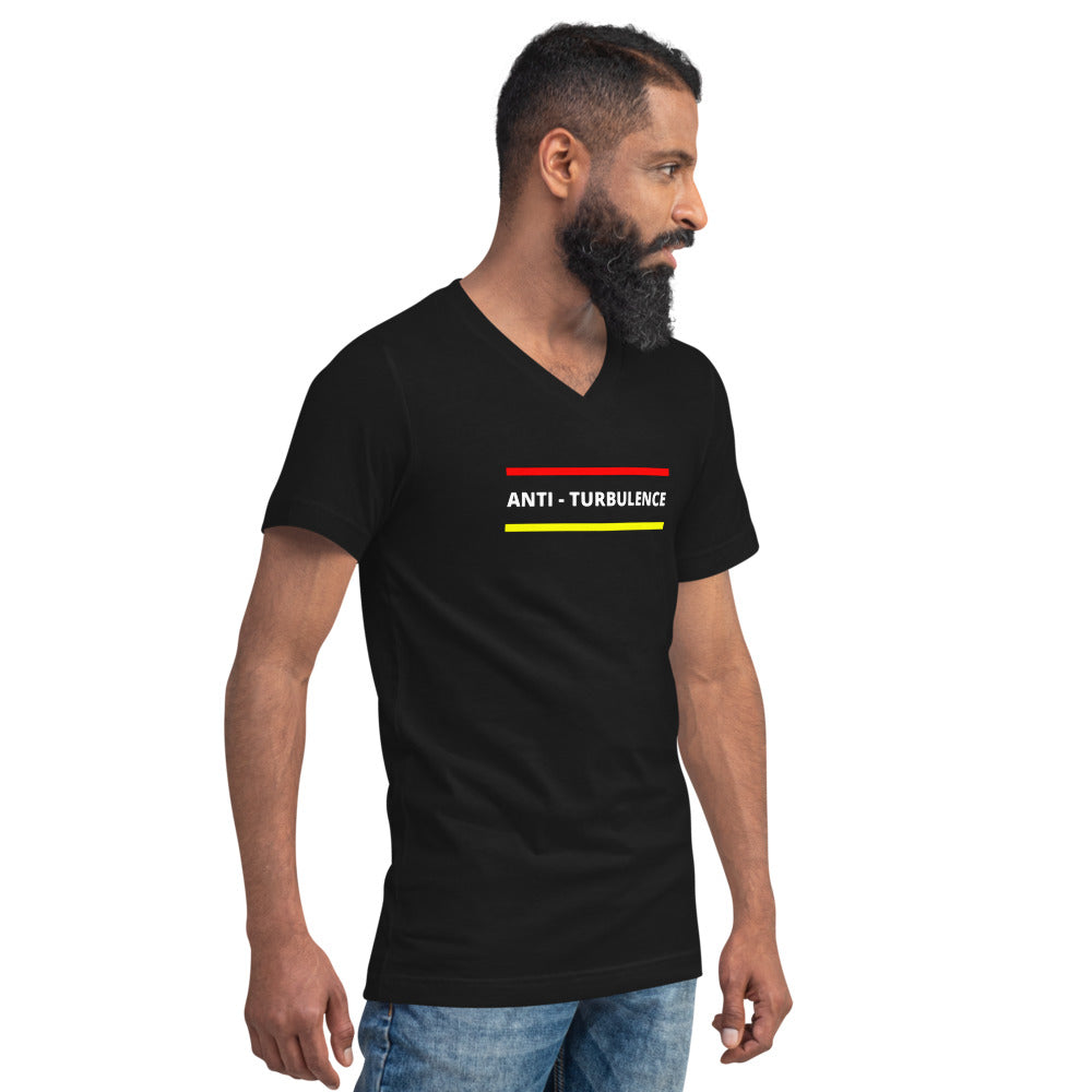 Anti - Turbulence Unisex Short Sleeve V-Neck T-Shirt