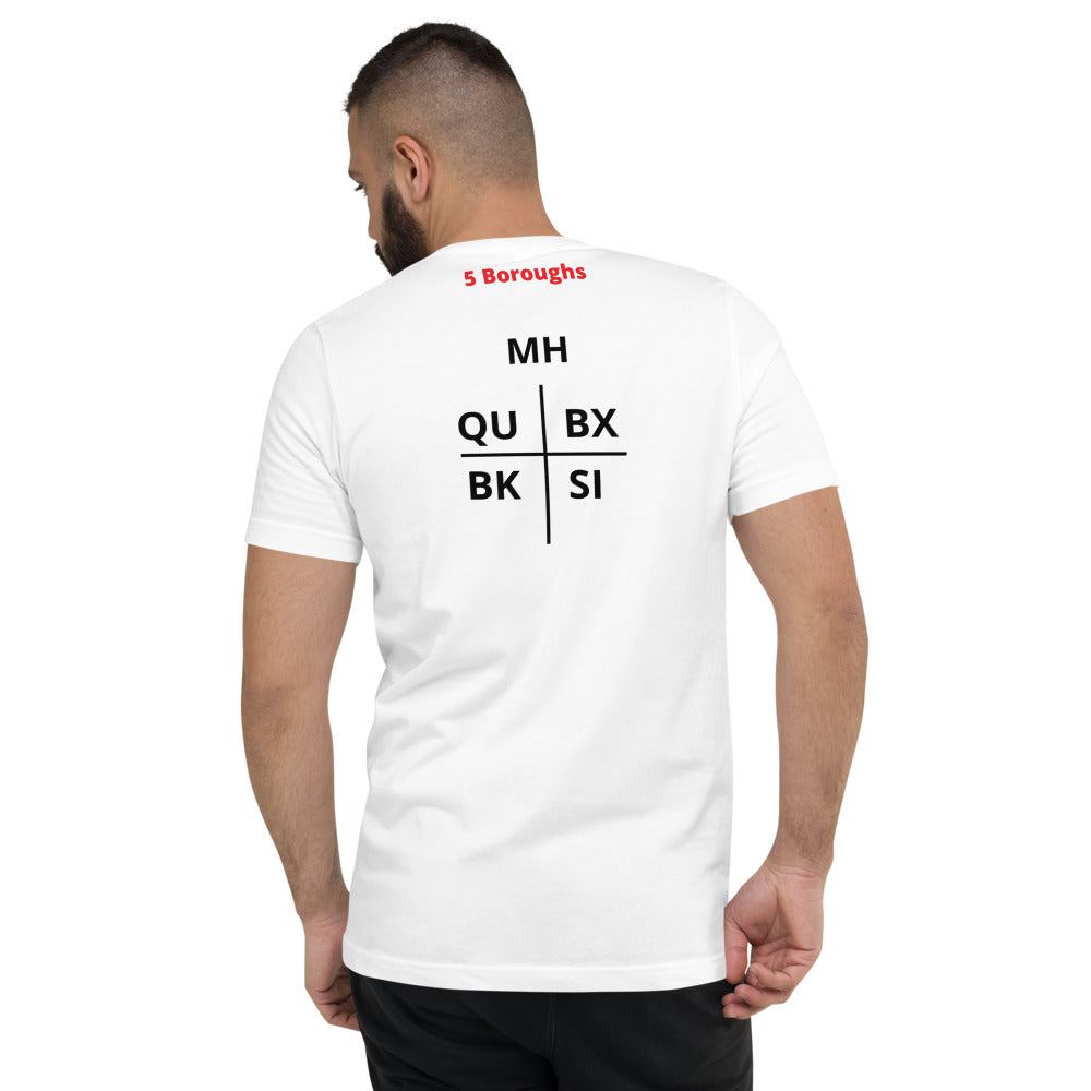 NYC Unisex Short Sleeve V-Neck T-Shirt