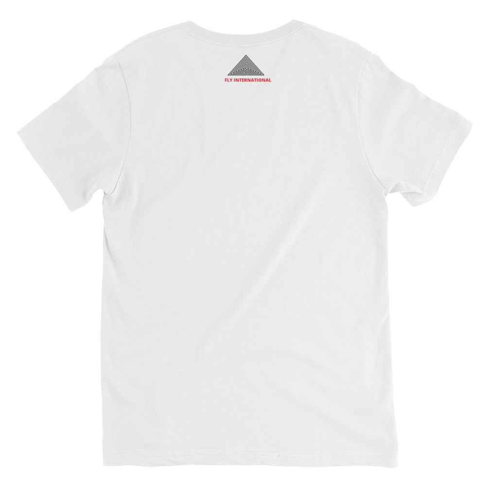 Red Label FLY Unisex Short Sleeve V-Neck T-Shirt