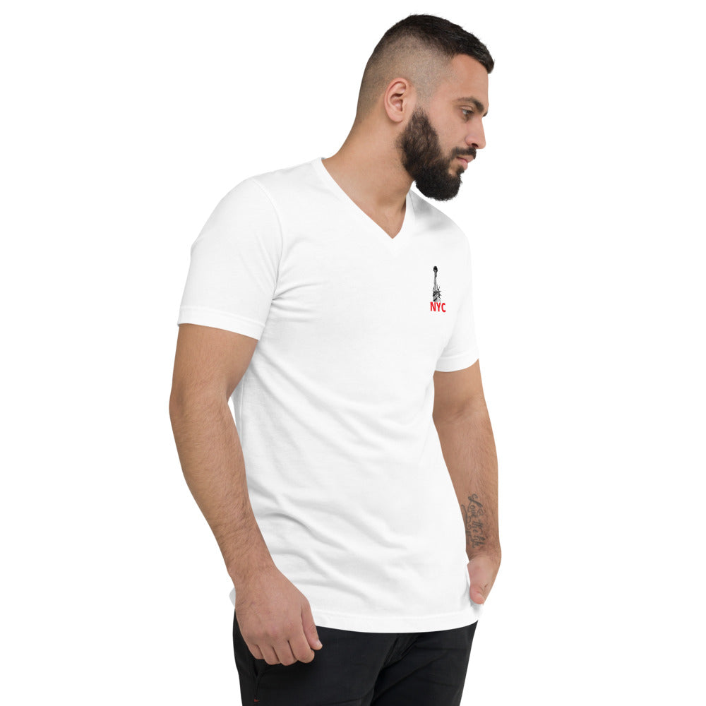NYC Unisex Short Sleeve V-Neck T-Shirt