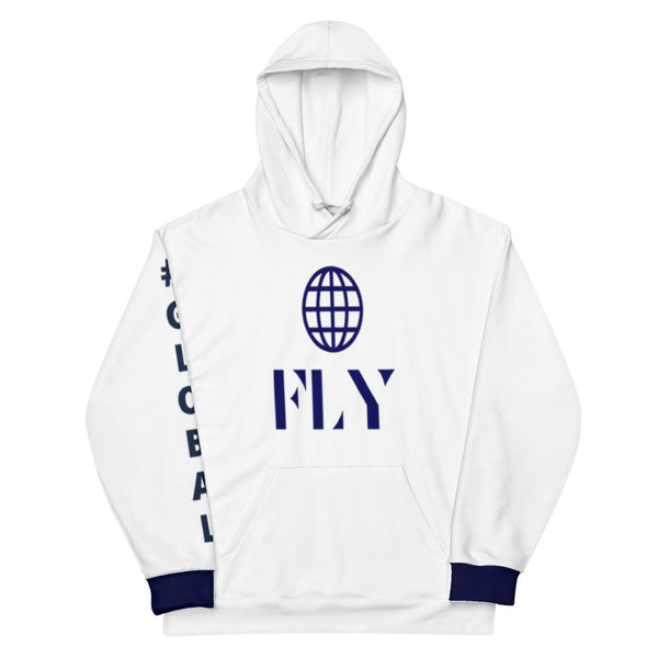 Global Navy Blue Unisex Hoodie