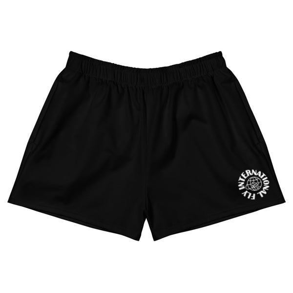 Women's Black Athletic Shorts