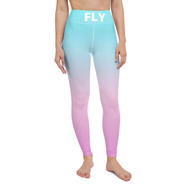 Cotton Candy Yoga Leggings