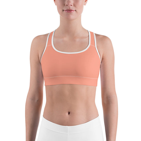 Peach Sports Bra