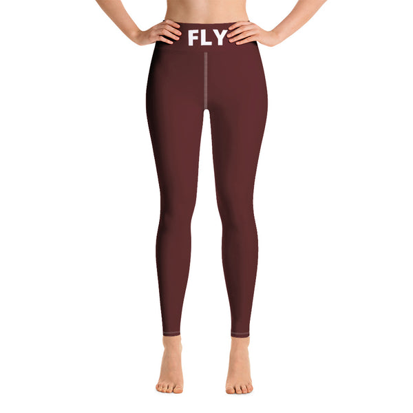 Maroon Yoga Leggings