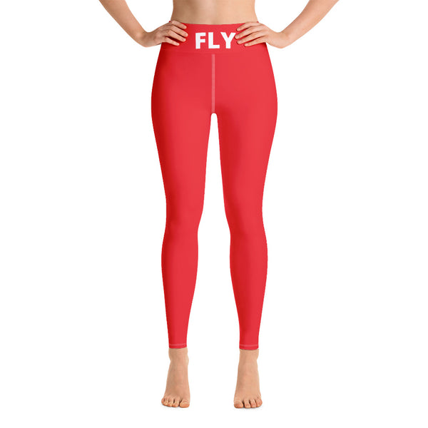 Insignia Red Yoga Leggings