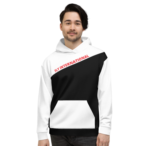 Black and White Unisex Hoodie