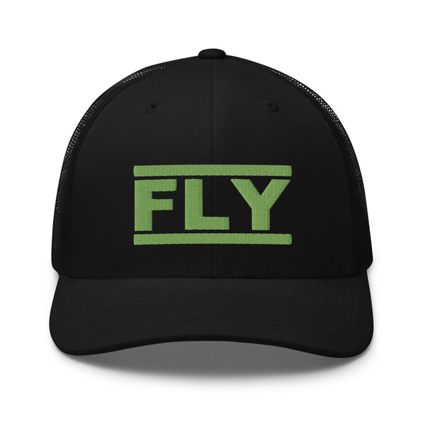Lime Green Logo Trucker Cap