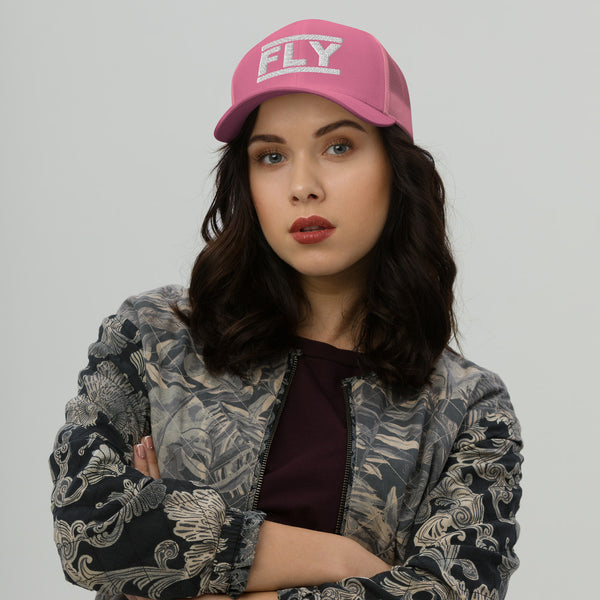 Pink FLY Trucker Cap